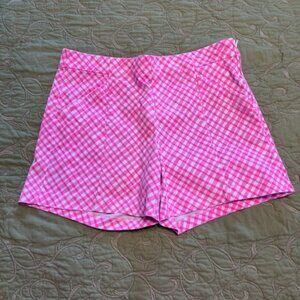Lilly Pulitzer 5” Shorts ~ Pink & White Size 4